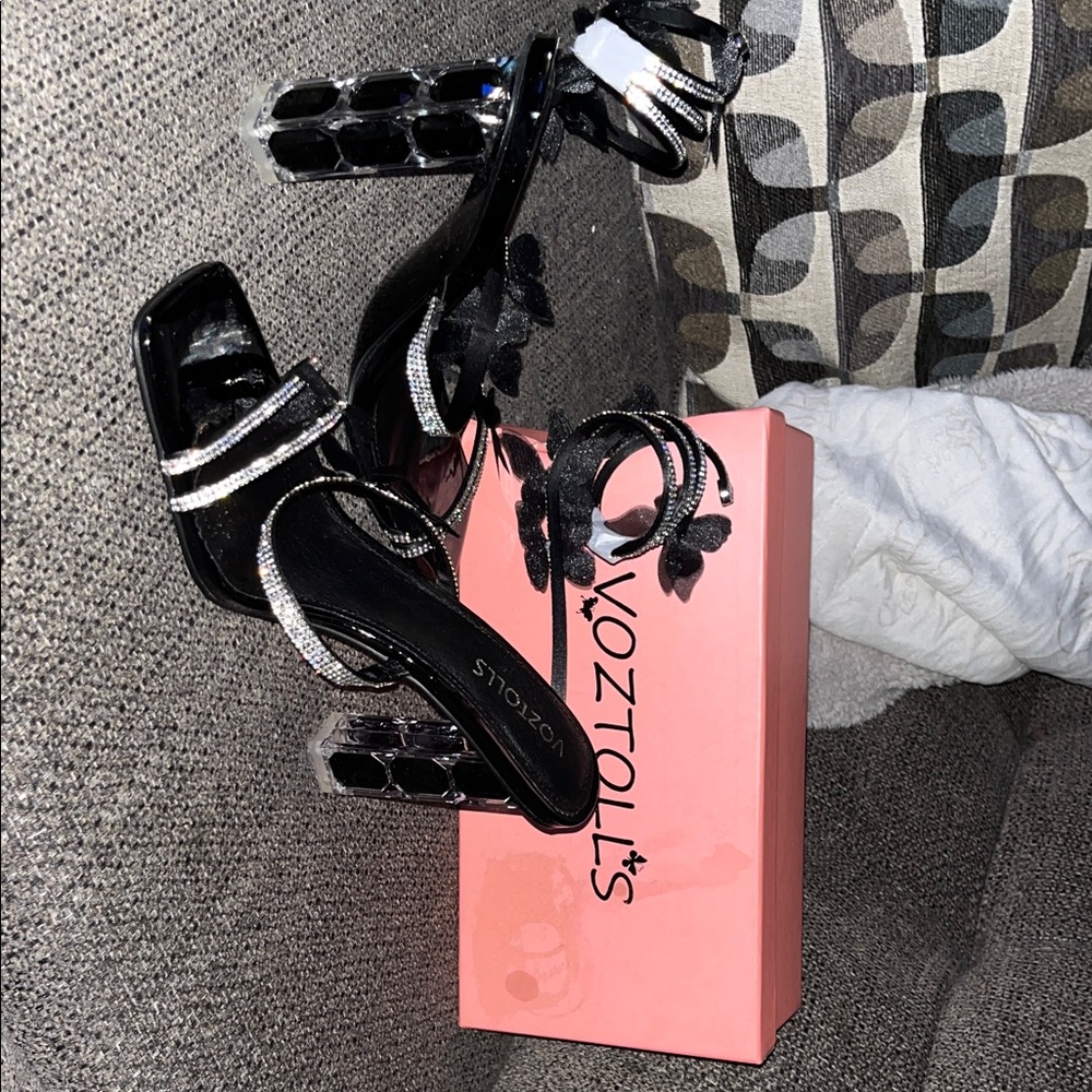 Black Heeled Boots